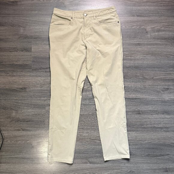 Lululemon Men's ABC Classic-Fit Pant 32" *Warpstreme - Light Brown - Picture 2 of 7